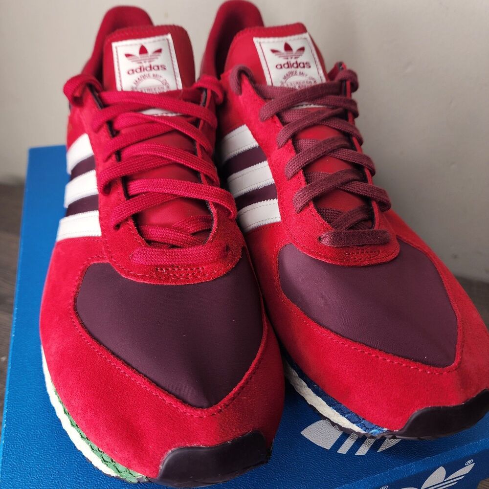 Whitaker Group Adidas Atlanta 96 404 Peachtree Red Mens 13 KK5017 Do Not Disturb - Picture 2 of 14